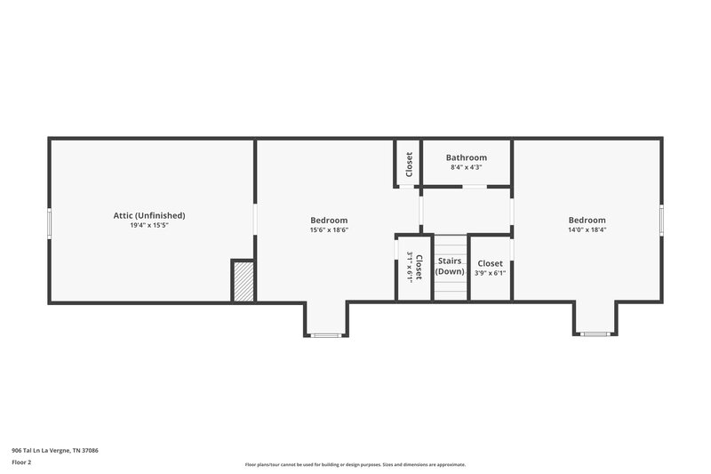 2,175/Mo, 906 Tal Ln La Vergne, TN 37086 Floor Plan View 2