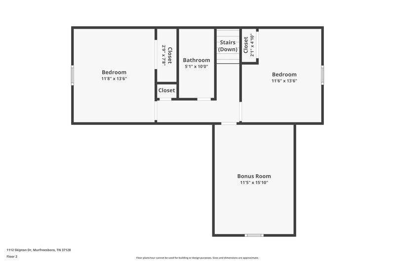 2,030/Mo, 1112 Skipton Dr Murfreesboro, TN 37128 Floor Plan View 2