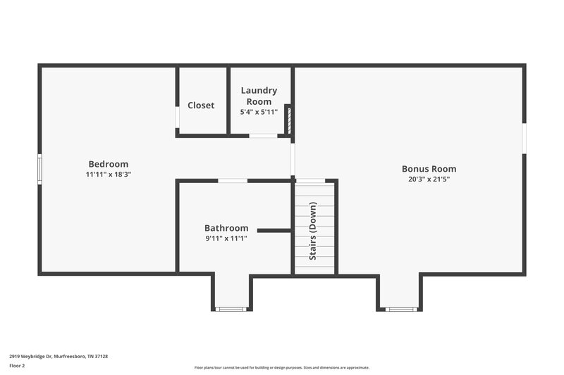 2,275/Mo, 2919 Weybridge Dr Murfreesboro, TN 37128 Floor Plan View 2