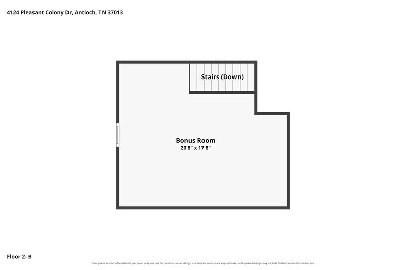 1,995/Mo, 4124 Pleasant Colony Dr Antioch, TN 37013 Floor Plan View 3