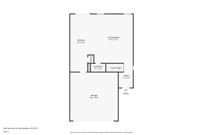 2,195/Mo, 3325 Quintana Dr Murfreesboro, TN 37127 Floorplan View