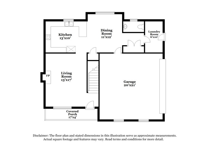 1,895/Mo, 1827 Potters Ct Murfreesboro, TN 37128 Floor Plan View