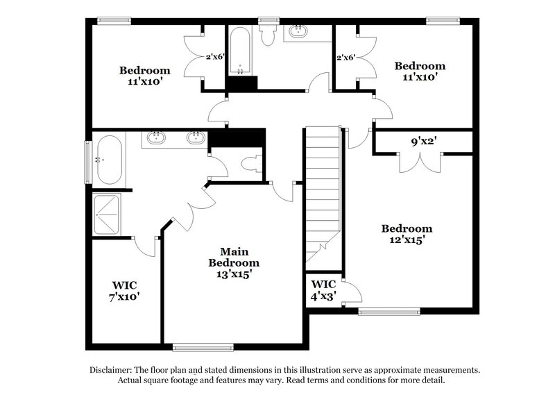 2,495/Mo, 3314 Velvet Ct Murfreesboro, TN 37128 Floor Plan View 2