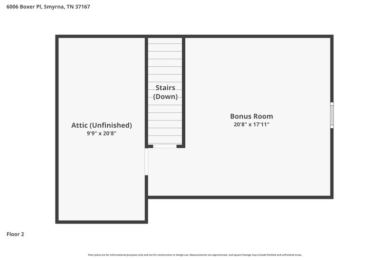 2,215/Mo, 6006 Boxer Pl Smyrna, TN 37167 Floor Plan View 2