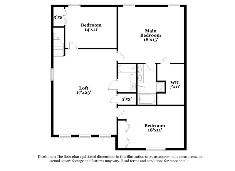 2,350/Mo, 3137 Hidden Creek Dr Antioch, TN 37013 Floor Plan View
