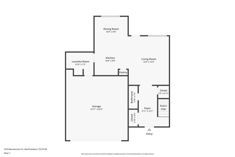 2,075/Mo, 1613 Beaconcrest Cir Murfreesboro, TN 37128 Floor Plan View