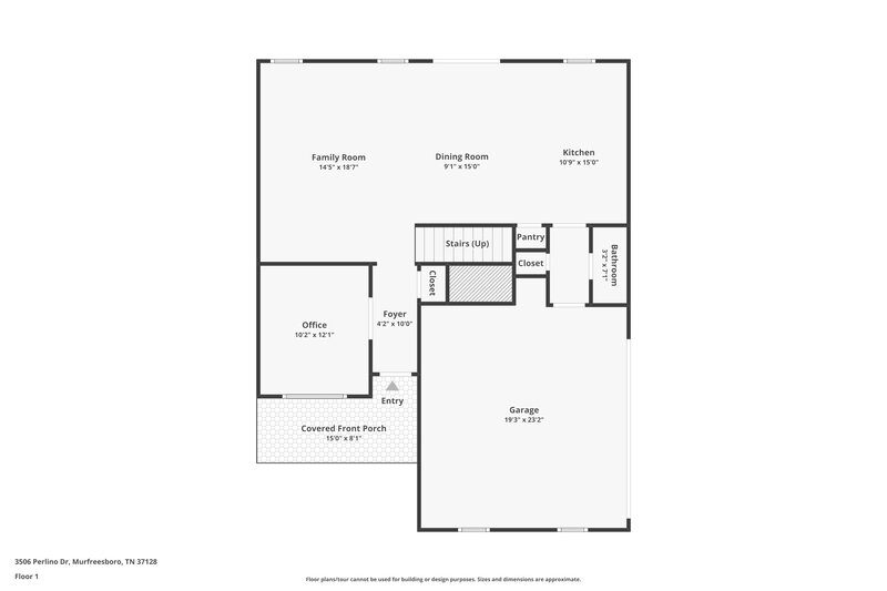 2,190/Mo, 3506 Perlino Dr Murfreesboro, TN 37128 Floor Plan View 2