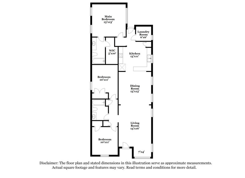 2,760/Mo, 2004 Avery Park Dr Smyrna, TN 37167 Floor Plan View