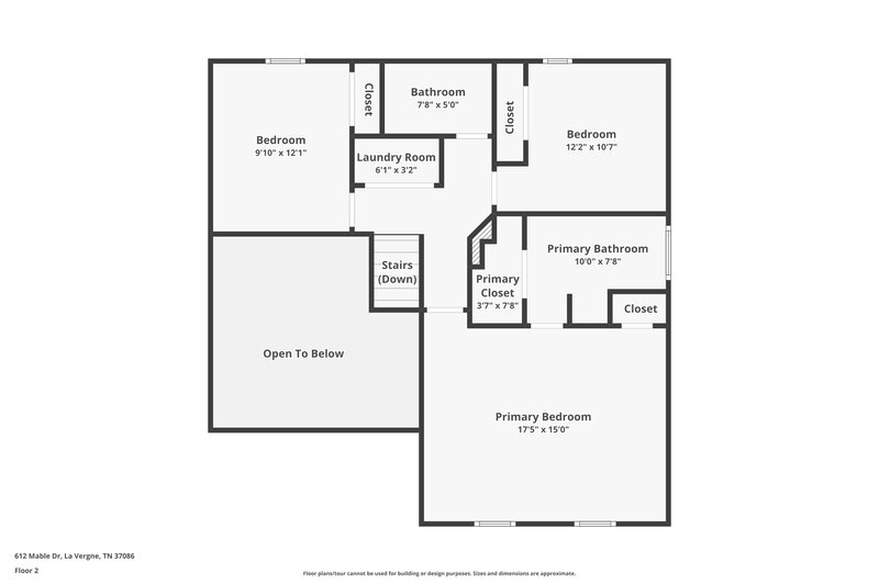 1,880/Mo, 612 Mable Dr La Vergne, TN 37086 Floor Plan View