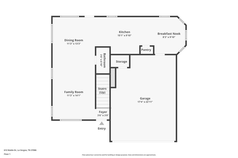 1,880/Mo, 612 Mable Dr La Vergne, TN 37086 Floor Plan View 2