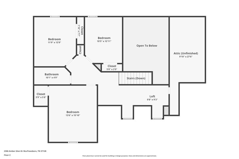 2,555/Mo, 2306 Amber Glen Dr Murfreesboro, TN 37128 Floor Plan View 2