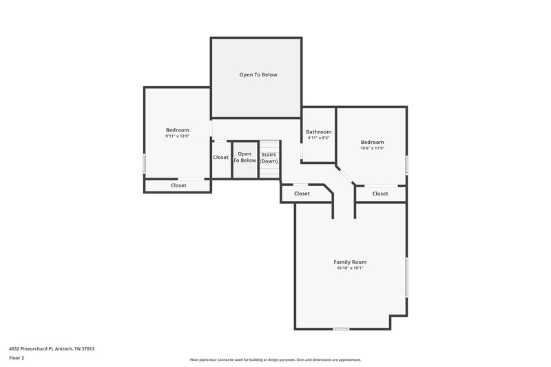 2,445/Mo, 4032 Pineorchard Pl Antioch, TN 37013 Floor Plan View 2