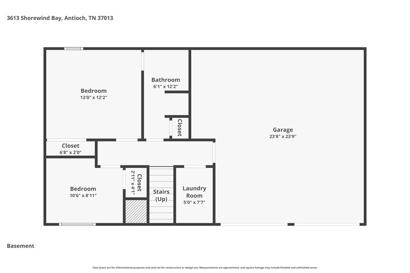 2,635/Mo, 3613 Shorewind Bay Antioch, TN 37013 Floor Plan View