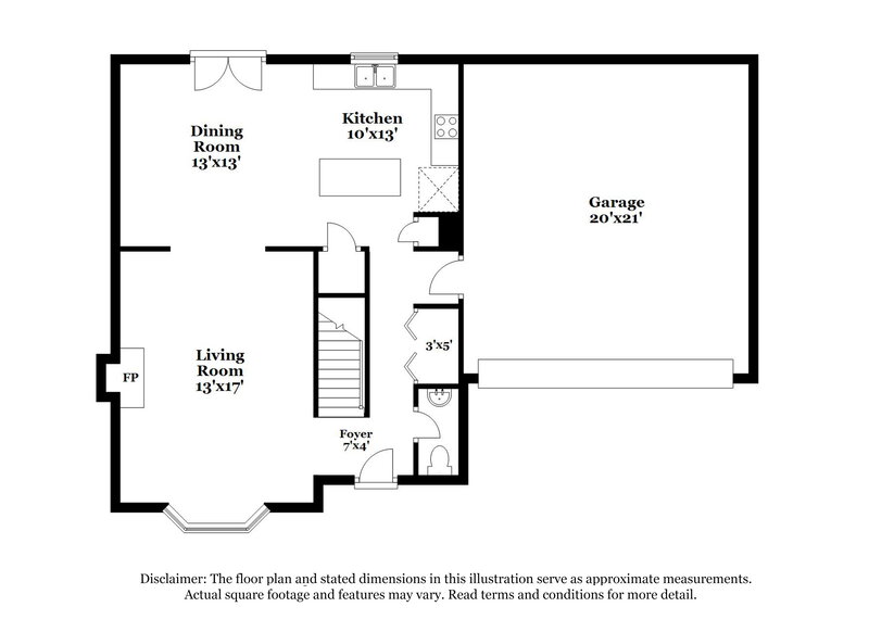 2,110/Mo, 6132 Bent Wood Dr Antioch, TN 37013 Floor Plan View