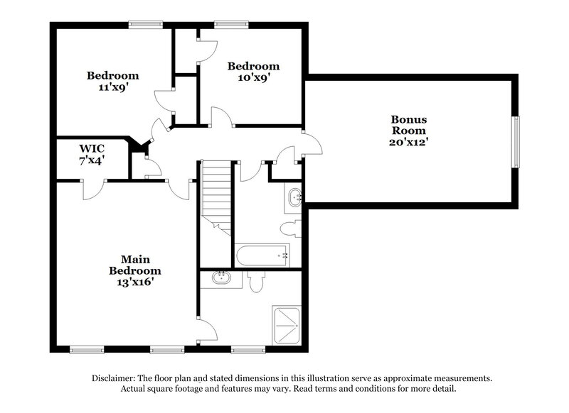 2,110/Mo, 6132 Bent Wood Dr Antioch, TN 37013 Floor Plan View 2