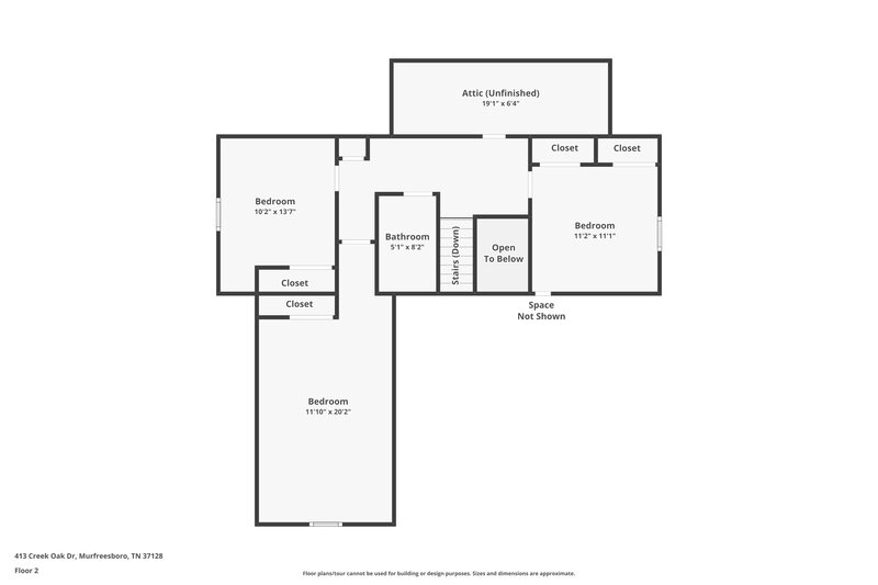 2,465/Mo, 413 Creek Oak Dr Murfreesboro, TN 37128 Floor Plan View 2