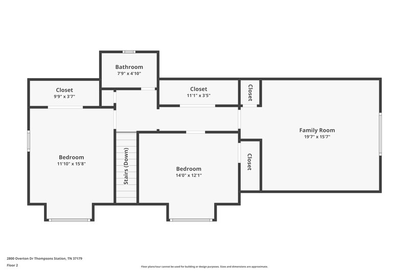 2,230/Mo, 2800 Overton Dr Thompsons Station, TN 37179 Floorplan View 2