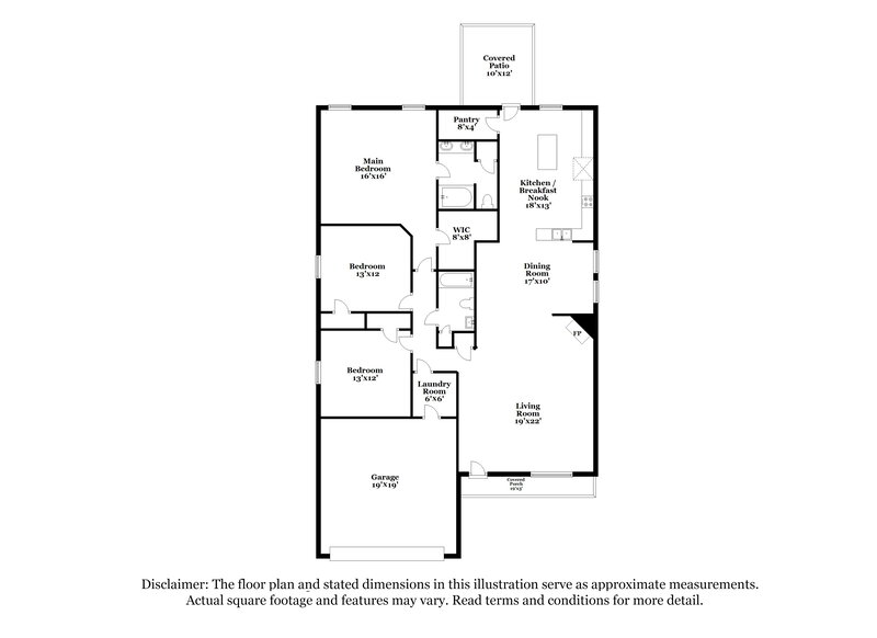3,410/Mo, 2184 Spring Hill Cir Spring Hill, TN 37174 Floor Plan View