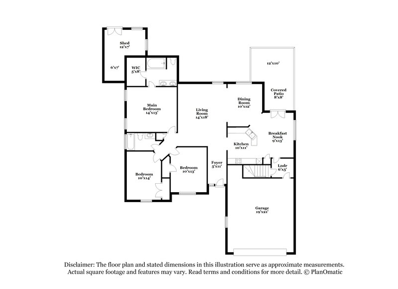2,095/Mo, 3428 Hardwood Dr Murfreesboro, TN 37129 Floorplan View