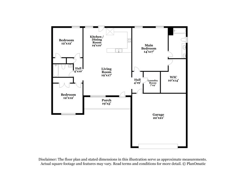 2,225/Mo, 2015 Slayton Dr Spring Hill, TN 37174 Floor Plan View