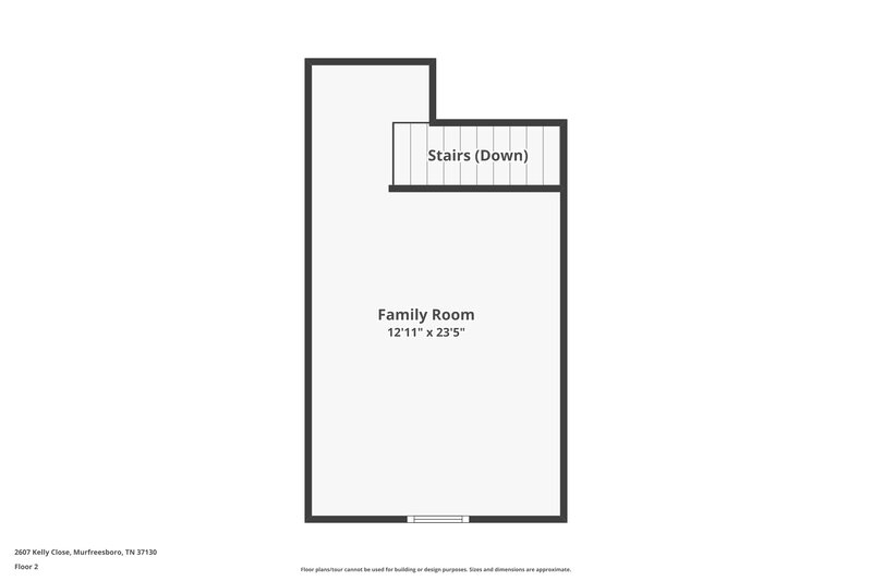 2,135/Mo, 2607 Kelly Close Murfreesboro, TN 37130 Floor Plan View 2