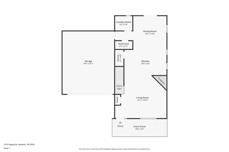 2,165/Mo, 7212 Legacy Dr Antioch, TN 37013 Floor Plan View