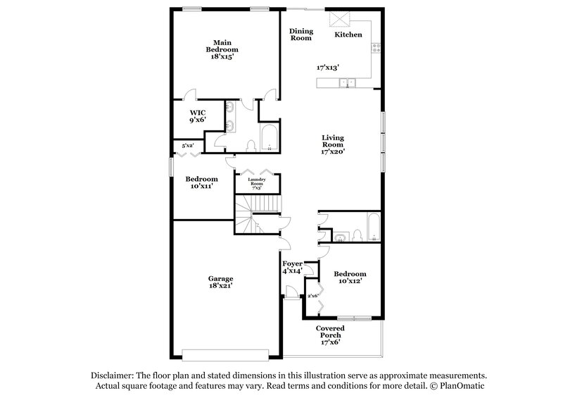 2,175/Mo, 3448 Chandler Cove Way Antioch, TN 37013 Floor Plan View