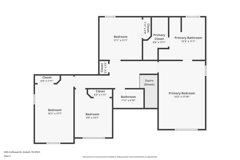 2,320/Mo, 5555 Craftwood Dr Antioch, TN 37013 Floor Plan View 3