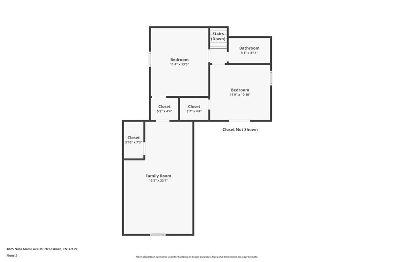2,100/Mo, 4825 Nina Marie Ave Murfreesboro, TN 37129 Floor Plan View 2