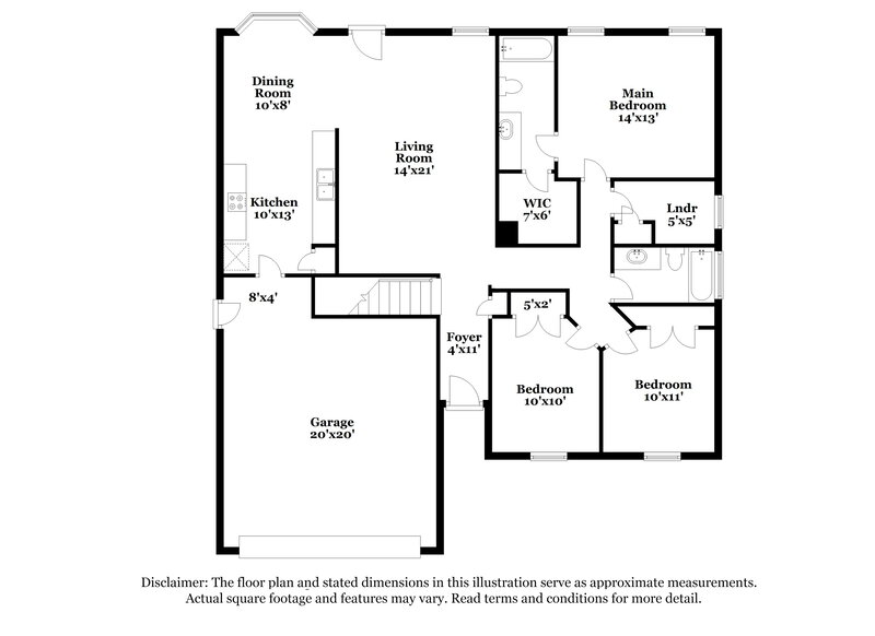 1,890/Mo, 2101 Longhunter Chase Dr Spring Hill, TN 37174 Floor Plan View