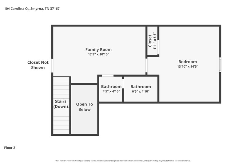 2,420/Mo, 104 Carolina Ct Smyrna, TN 37167 Floor Plan View 2