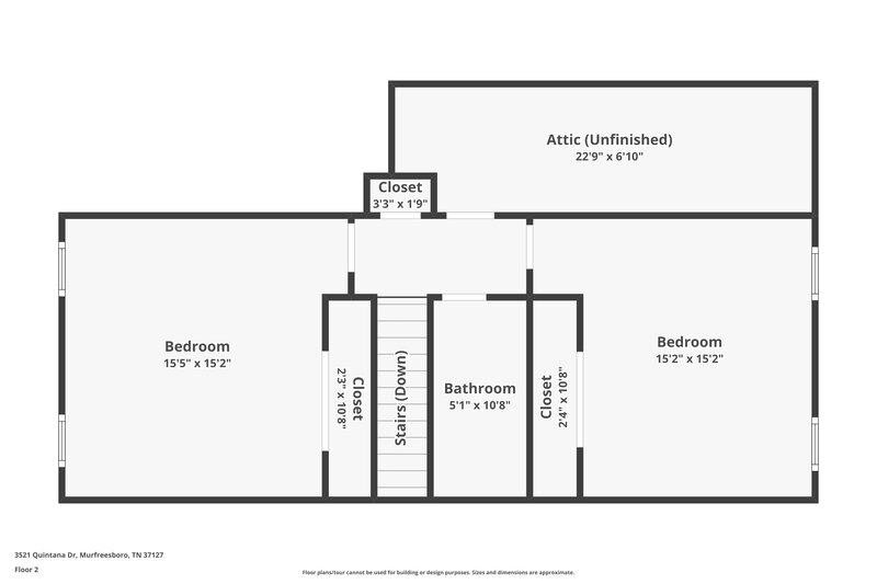 2,010/Mo, 3521 Quintana Dr Murfreesboro, TN 37127 Floor Plan View 2