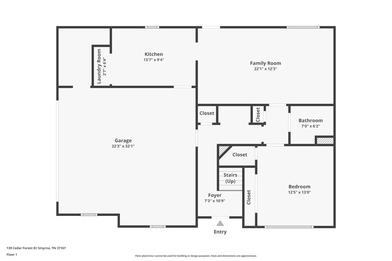2,625/Mo, 139 Cedar Forest Dr Smyrna, TN 37167 Floor Plan View