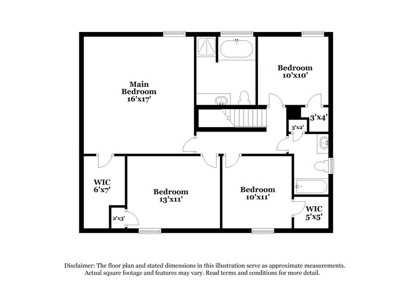 2,100/Mo, 637 Big Hurricane Dr La Vergne, TN 37086 Floor Plan View