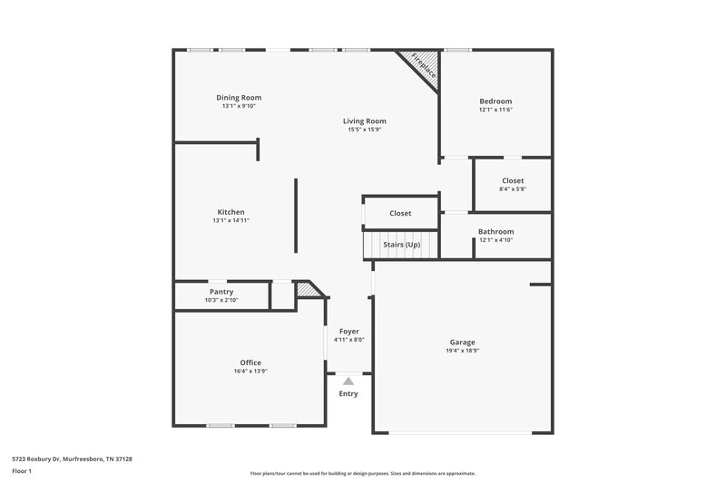 3,130/Mo, 5723 Roxbury Dr Murfreesboro, TN 37128 Floor Plan View