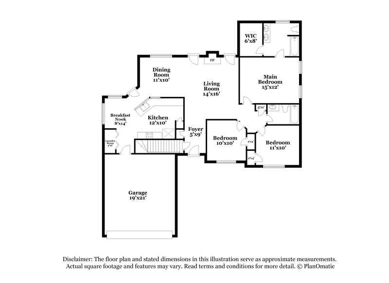 1,925/Mo, 565 County Farm Rd Murfreesboro, TN 37127 Floor Plan View