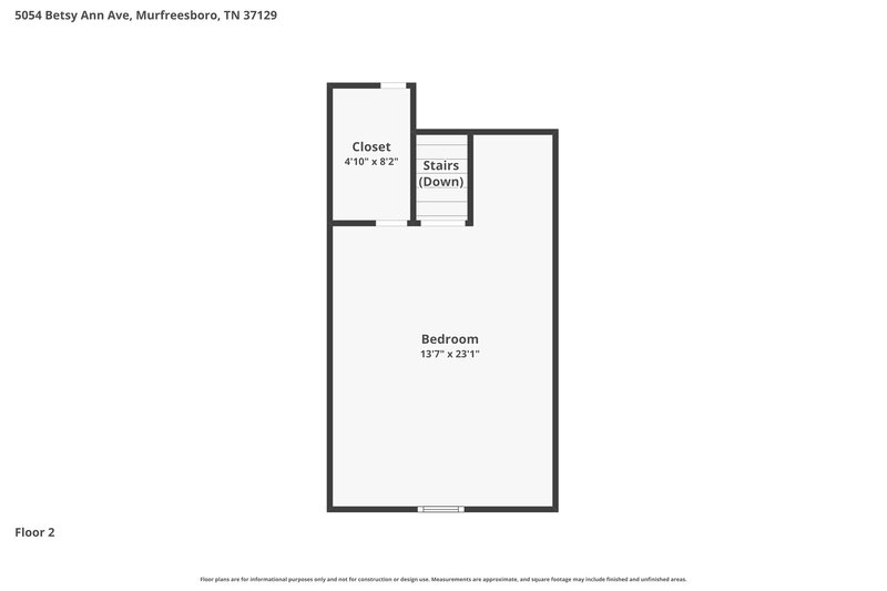 2,405/Mo, 5054 Betsy Ann Ave Murfreesboro, TN 37129 Floor Plan View 2