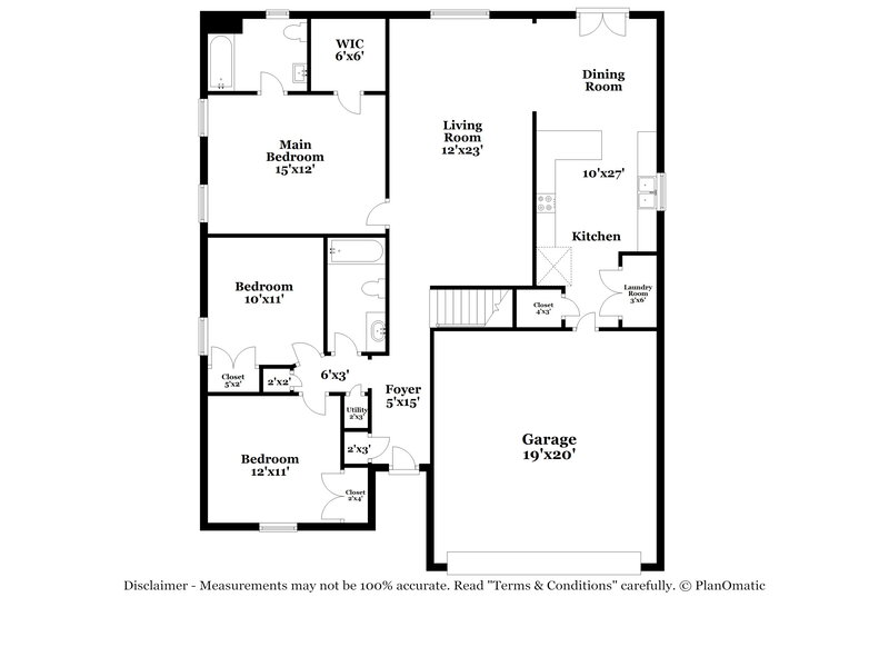2,265/Mo, 8864 Cressent Glen Ct Antioch, TN 37013 Floor Plan View