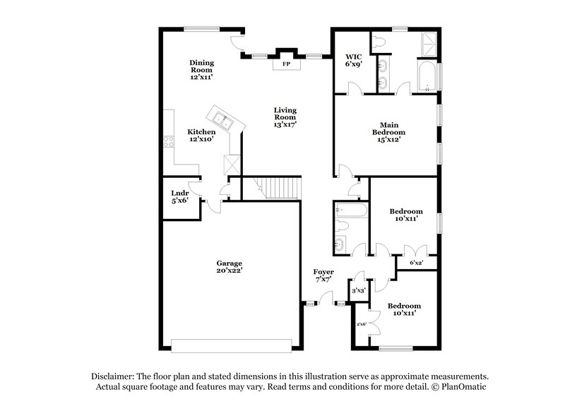 3,430/Mo, 2124 Gold Valley Dr Murfreesboro, TN 37130 Floor Plan View