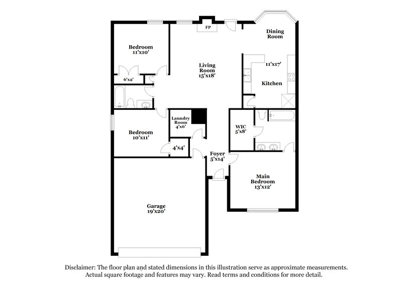 2,610/Mo, 3048 Ace Wintermeyer Dr La Vergne, TN 37086 Floor Plan View