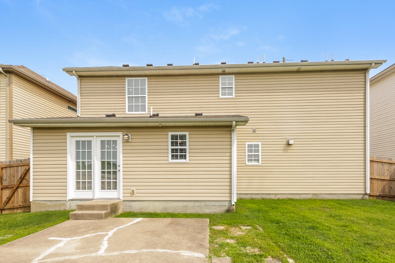2,120/Mo, 1741 Elijah Ryan Dr Antioch, TN 37013 Rear View