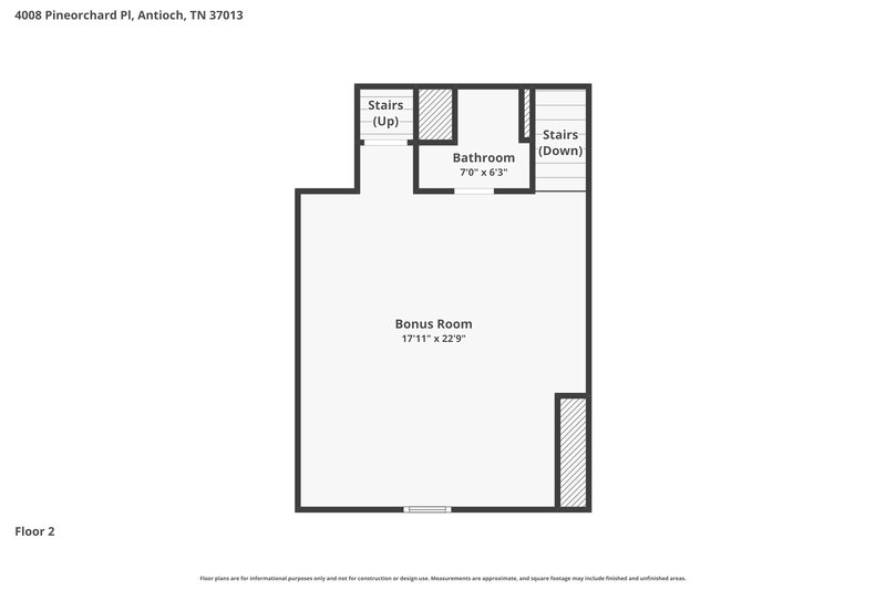 2,565/Mo, 4008 Pineorchard Pl Antioch, TN 37013 Floorplan View 3