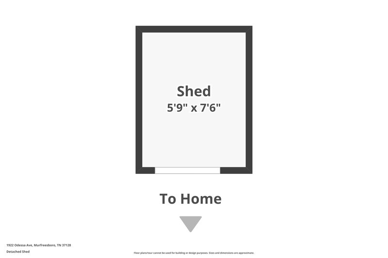 1,840/Mo, 1922 Odessa Ave Murfreesboro, TN 37128 Floor Plan View 2