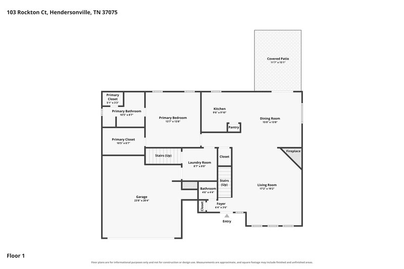 2,685/Mo, 103 Rockton Ct Hendersonville, TN 37075 Floor Plan View