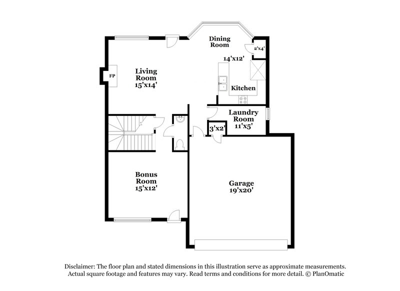 2,425/Mo, 1921 Stoney Meadow Dr Murfreesboro, TN 37128 Floor Plan View