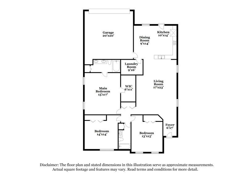 2,275/Mo, 3618 Blaze Dr Murfreesboro, TN 37128 Floor Plan View