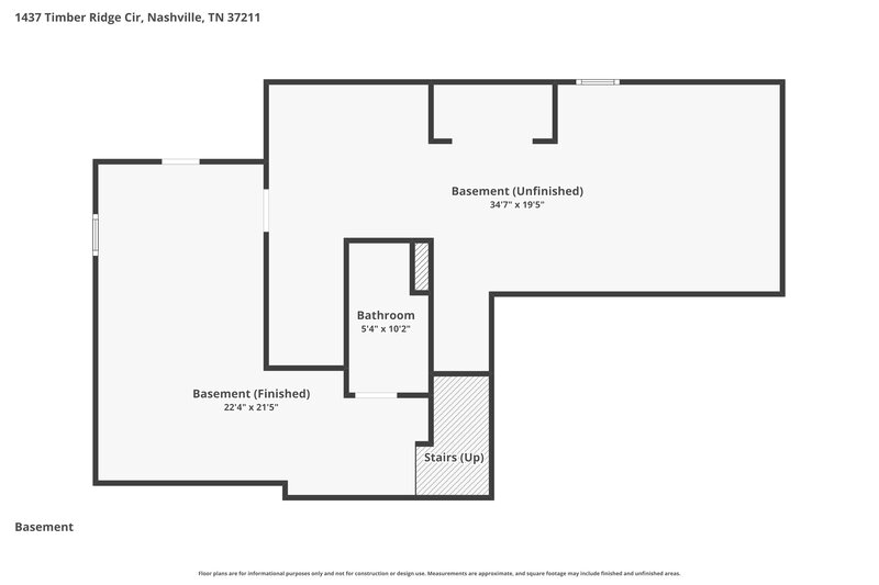 2,725/Mo, 1437 Timber Ridge Cir Nashville, TN 37211 Floor Plan View