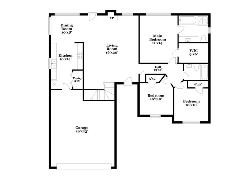 2,515/Mo, 1024 Secretariat Dr Mt Juliet, TN 37122 Floor Plan View