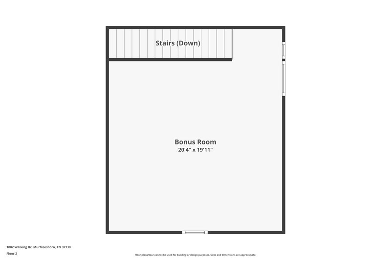 2,190/Mo, 1802 Walking Dr Murfreesboro, TN 37130 Floor Plan View 2