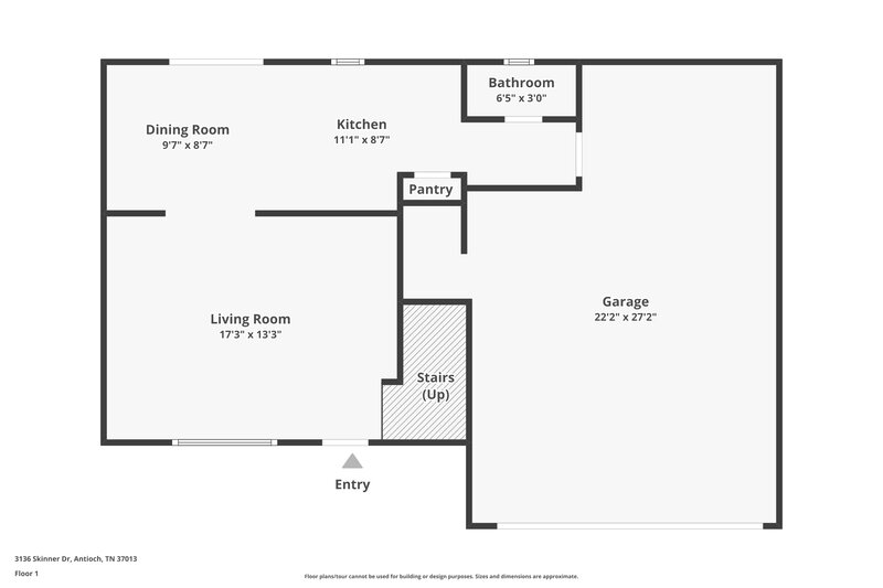 2,120/Mo, 3136 Skinner Dr Antioch, TN 37013 Floor Plan View 2